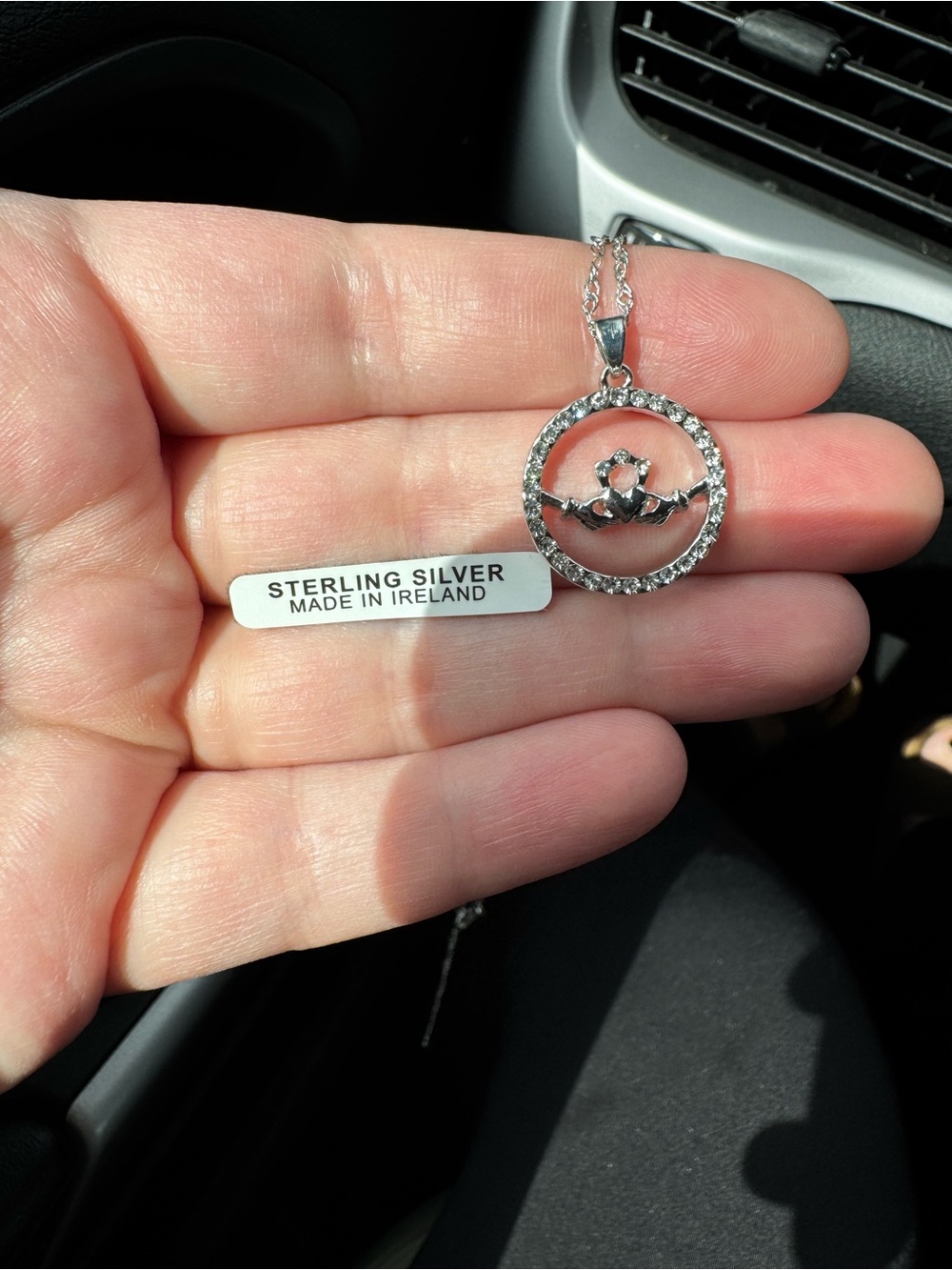 NWT Glencara Made In Ireland Claddagh Necklace